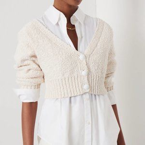 derek lam 10 crosby Mckinley Layered Mixed-Media Top